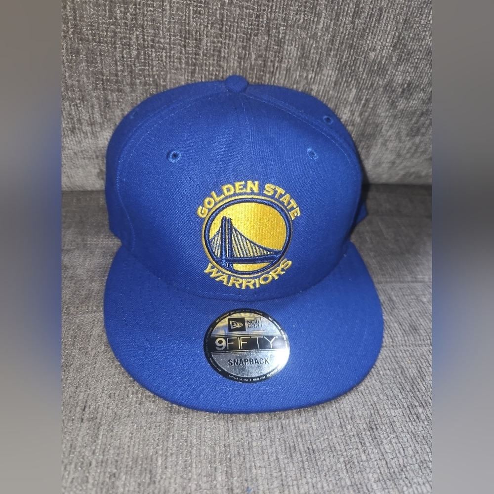 New Era Blue NBA Golden State Warriors Hat